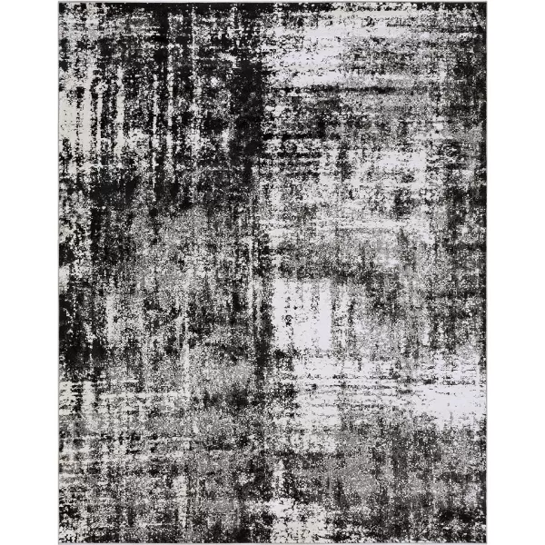 Anderson Black Modern Area Rug 711 x 10711 x 10 Black