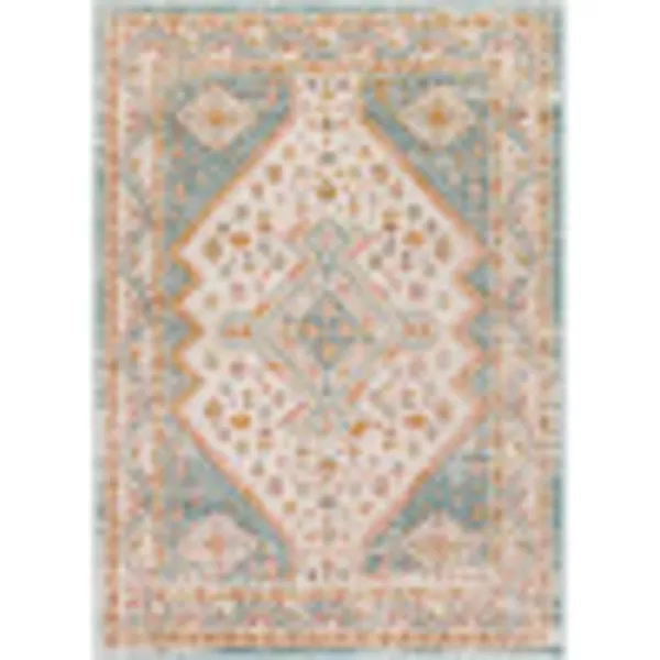 Artistic Weavers Adelyn IvoryAqua Area Rug 710 x 10352 x 7 IvoryAqua