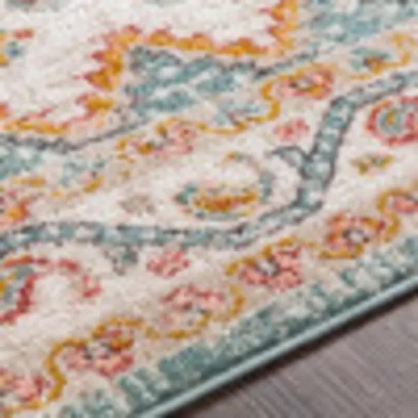 Artistic Weavers Adelyn IvoryAqua Area Rug 710 x 10352 x 7 IvoryAqua