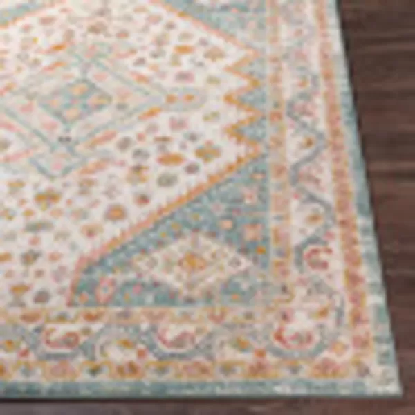 Artistic Weavers Adelyn IvoryAqua Area Rug 710 x 10352 x 7 IvoryAqua