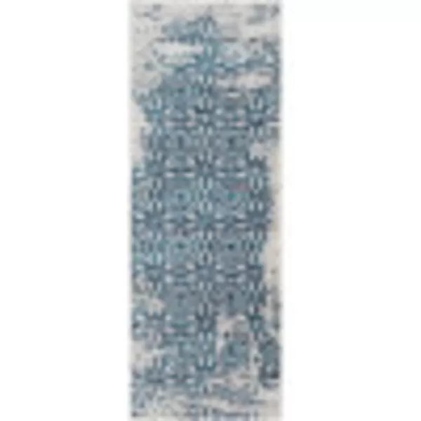 Artistic Weavers Afia Floral Vintage Area Rug 53 x 73 WhiteCharcoal27 x 73 GreyNavy