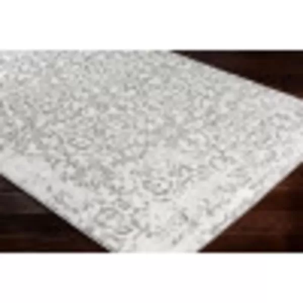 Artistic Weavers Afia Floral Vintage Area Rug 53 x 73 WhiteCharcoal27 x 73 WhiteCharcoal