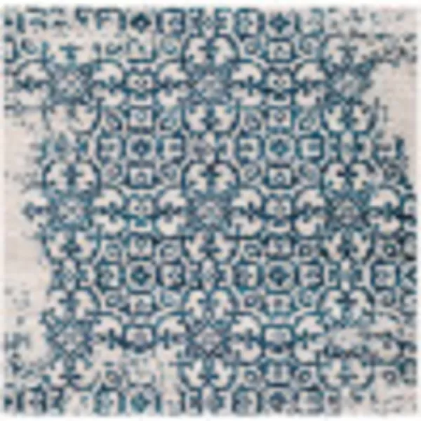 Artistic Weavers Afia Floral Vintage Area Rug 53 x 73 WhiteCharcoal53 Square GreyNavy