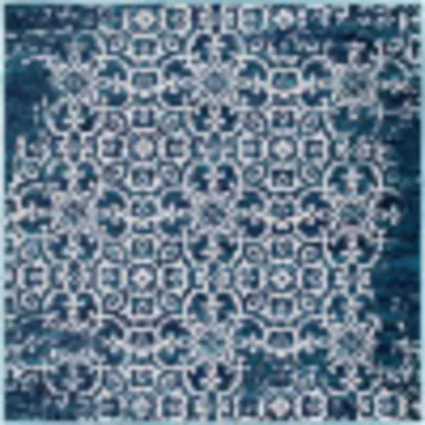 Artistic Weavers Afia Floral Vintage Area Rug 53 x 73 WhiteCharcoal53 Square NavyGrey