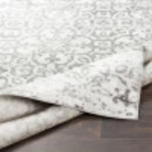 Artistic Weavers Afia Floral Vintage Area Rug 53 x 73 WhiteCharcoal53 x 73 WhiteCharcoal