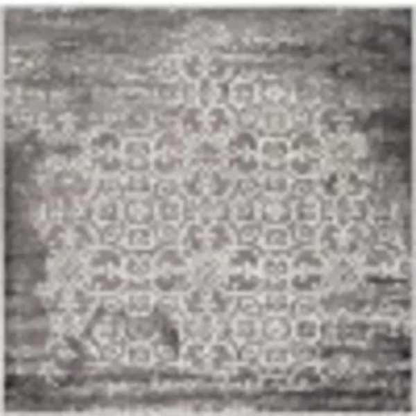 Artistic Weavers Afia Floral Vintage Area Rug 53 x 73 WhiteCharcoal67 Square CharcoalWhite