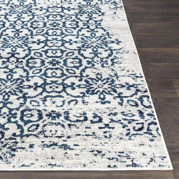 Artistic Weavers Afia Floral Vintage Area Rug 53 x 73 WhiteCharcoal710 x 102 GreyNavy