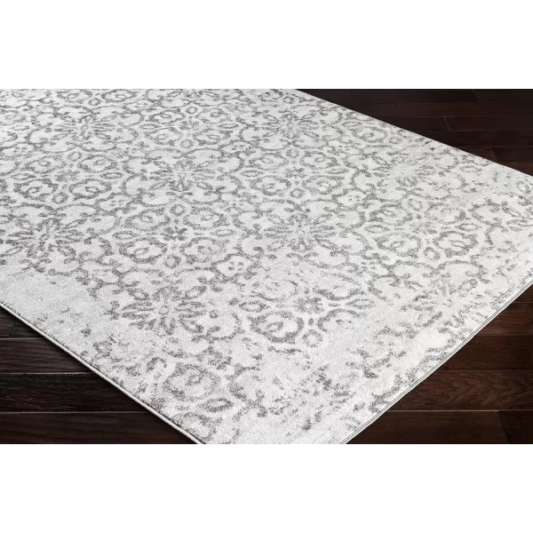 Artistic Weavers Afia Floral Vintage Area Rug 53 x 73 WhiteCharcoal710 x 102 WhiteCharcoal