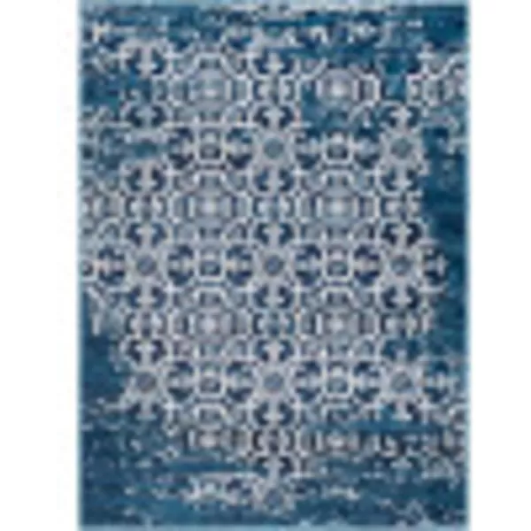 Artistic Weavers Afia Floral Vintage Area Rug 53 x 73 WhiteCharcoal810 x 12 NavyGrey