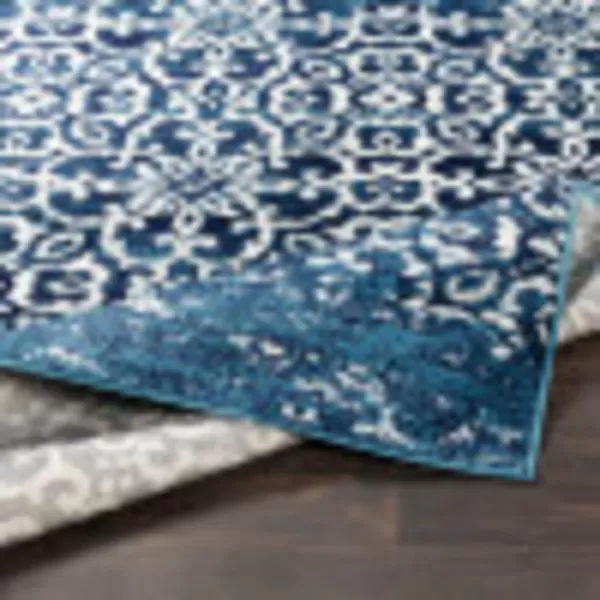 Artistic Weavers Afia Floral Vintage Area Rug 53 x 73 WhiteCharcoal810 x 12 NavyGrey