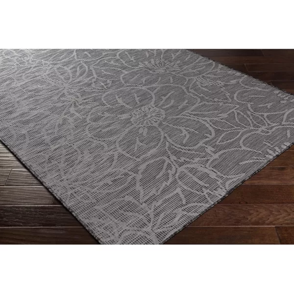 Artistic Weavers Agneta Outdoor Floral Area Rug 51 x 7 Blue26 x 4 Dark Gray