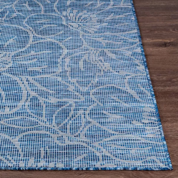 Artistic Weavers Agneta Outdoor Floral Area Rug 51 x 7 Blue26 x 73 Blue