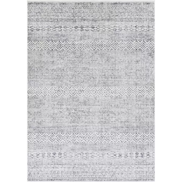 Artistic Weavers Ahren Bohemian Tribal Area Rug 53 x 7 GreyGrey 53 x 7