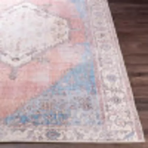 Artistic Weavers Alicia Vintage Medallion Area Rug 27 x 20 OrangeDenim27 x 710