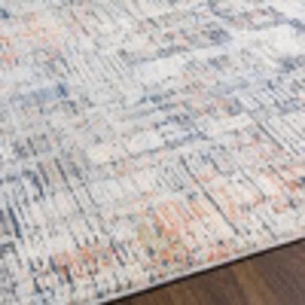 Artistic Weavers Amodini Modern Abstract Area Rug 710 x 10 DenimBurnt Orange2 x 3