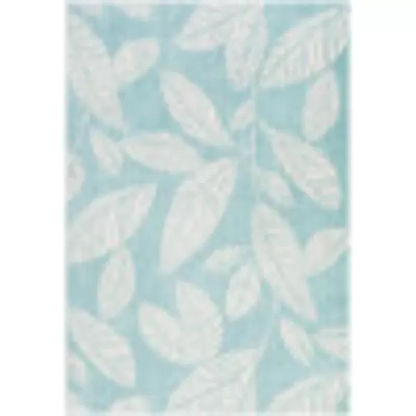 Artistic Weavers Amphitrite Floral Outdoor Area Rug 710 x 10 Dark Blue53 x 73 Aqua