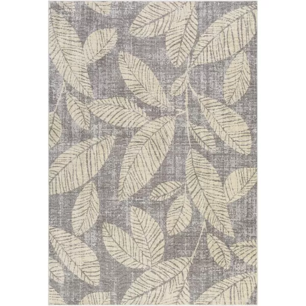 Artistic Weavers Amphitrite Floral Outdoor Area Rug 710 x 10 Dark Blue53 x 73 Light Gray