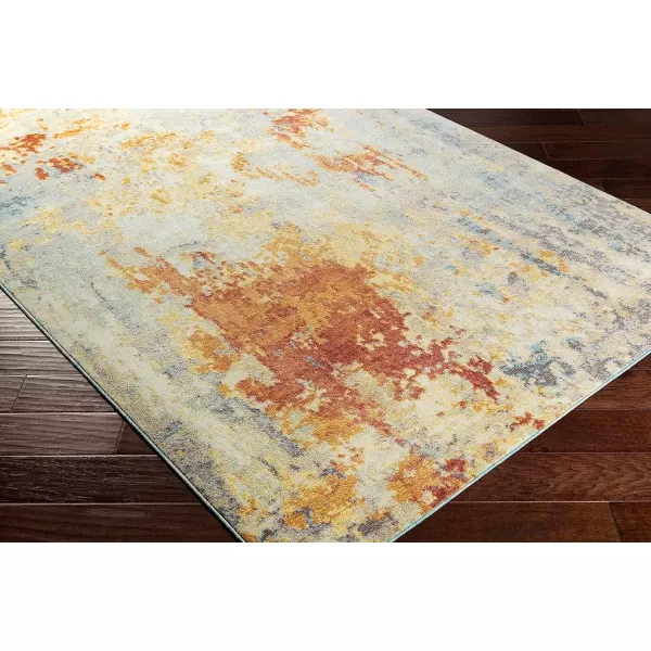 Artistic Weavers Amphitrite Outdoor Modern Abstract Area Rug 53 x 73 Burnt OrangeGr710 x 10 Burnt OrangeGray