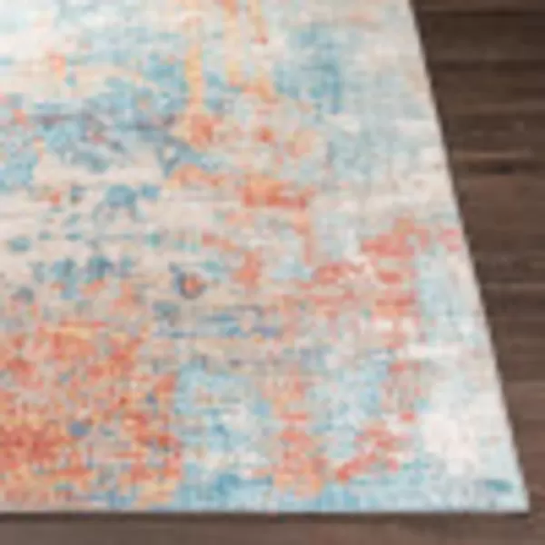 Artistic Weavers Angel Modern Abstract Area Rug 5 x 76 TealBurnt OrangeArtistic Weavers Angel Modern Abstract Area Rug 5 x 76 TealBurnt Orange