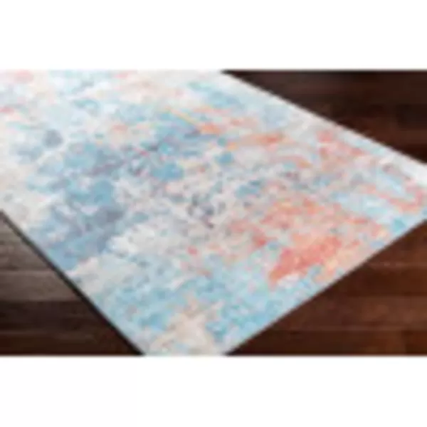 Artistic Weavers Angel Modern Abstract Area Rug 5 x 76 TealBurnt OrangeArtistic Weavers Angel Modern Abstract Area Rug 5 x 76 TealBurnt Orange