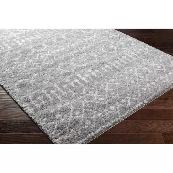 Artistic Weavers Anita Bohemian Shag Area Rug 53 x 73 CreamPale Pink53 x 73 Medium Gray