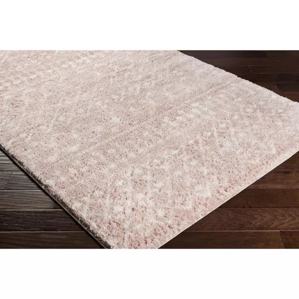 Artistic Weavers Anita Bohemian Shag Area Rug 53 x 73 CreamPale Pink67 x 9 Blush