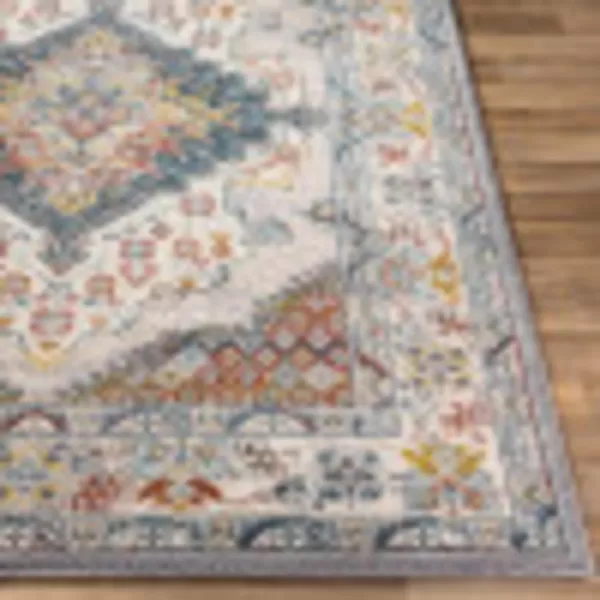 Artistic Weavers Anja Oriental Medallion Area Rug67 SquareGreyGrey 2 x 3