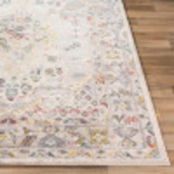 Artistic Weavers Anja Oriental Medallion Area Rug67 SquareGreyTaupe 67 x 9