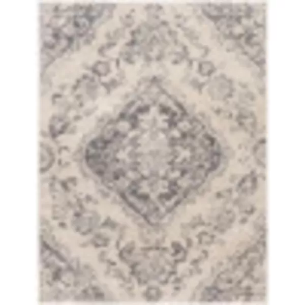 Artistic Weavers Antioch Vintage Oriental Area Rug53 x 71GreyRectangular Grey 5 ft 3 in x 7 ft 1 in