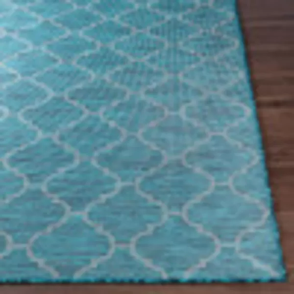 Artistic Weavers Ariane Outdoor Traditional Area Rug 51 x 7 Blue26 x 4 Aqua