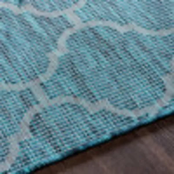 Artistic Weavers Ariane Outdoor Traditional Area Rug 51 x 7 Blue26 x 4 Aqua