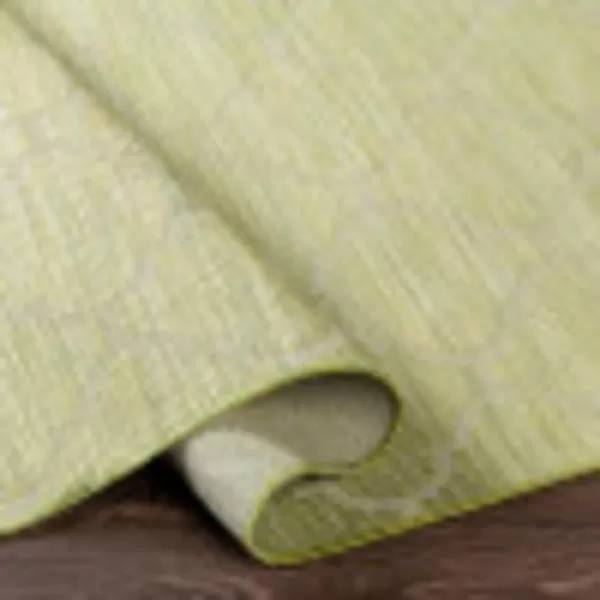 Artistic Weavers Ariane Outdoor Traditional Area Rug 51 x 7 Blue51 x 7 Lime