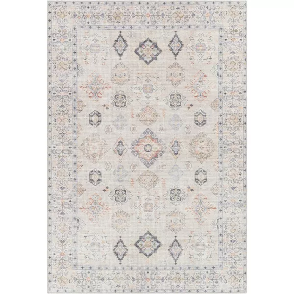 Artistic Weavers Arias Printed Vintage Machine Washable Area Rug53 x 7BeigeArtistic Weavers Arias Printed Vintage Machine Washable Area Rug53 x 7Beige