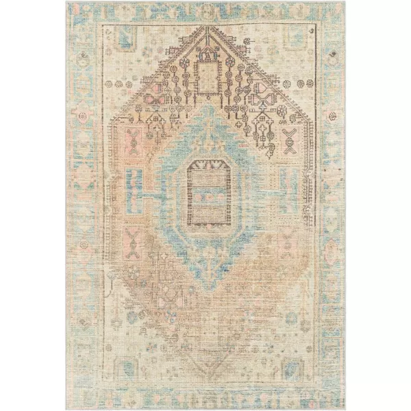 Artistic Weavers Arias Printed Vintage Machine Washable Area Rug53 x 7CoralArtistic Weavers Arias Printed Vintage Machine Washable Area Rug53 x 7Coral