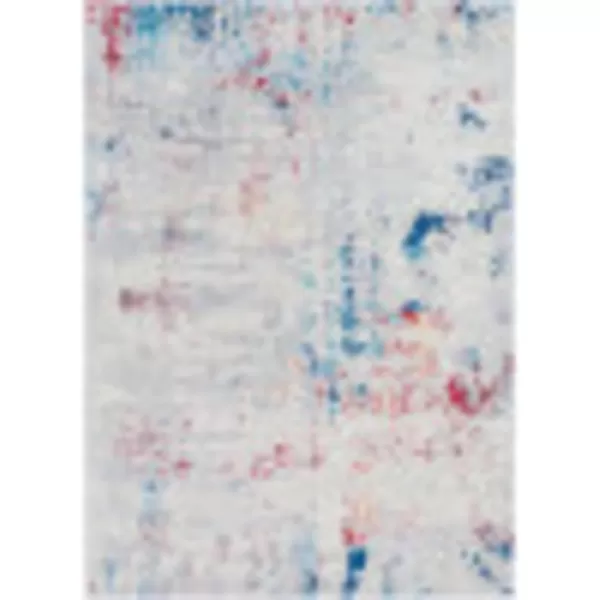 Artistic Weavers Arti Modern Abstract Area Rug67 SquareDark BlueAquaBlueDark Red 8 ft 10 in x 12 ft 3 in