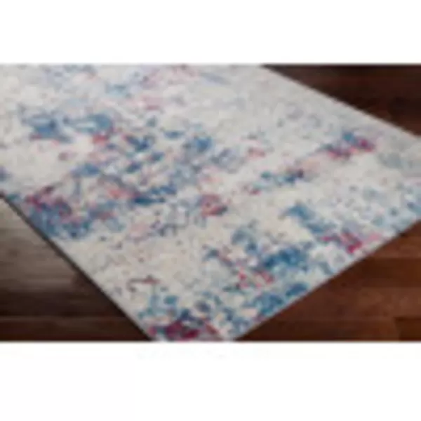 Artistic Weavers Arti Modern Abstract Area Rug67 SquareDark BlueAquaBlueGarnet 5 ft 3 in x 7 ft 3 in