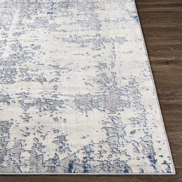 Artistic Weavers Arti Modern Abstract Area Rug67 SquareDark BlueAquaCharcoalDark Blue 6 ft 7 in x 9 ft 6 in