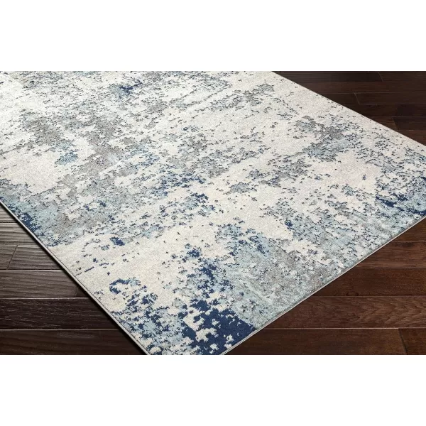 Artistic Weavers Arti Modern Abstract Area Rug67 SquareDark BlueAquaDark BlueAqua 2 ft 7 in x 7 ft 3 in