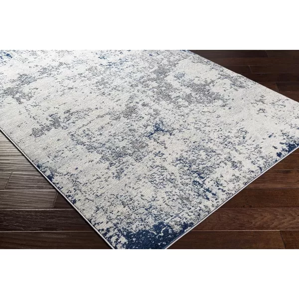 Artistic Weavers Arti Modern Abstract Area Rug67 SquareDark BlueAquaDark BlueGray 5 ft 3 in x 7 ft 3 in