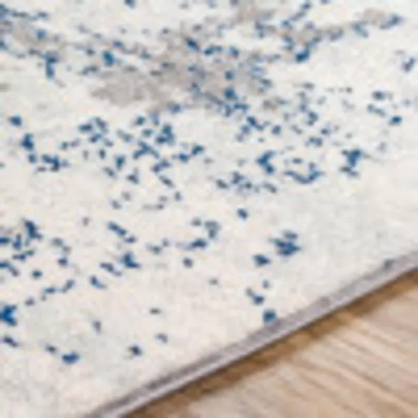 Artistic Weavers Arti Modern Abstract Area Rug67 SquareDark BlueAquaDark BlueGray 6 ft 7 in x 9 ft