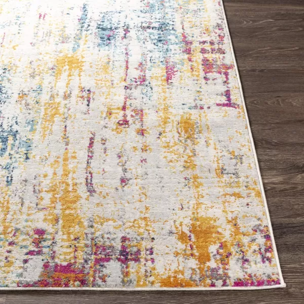 Artistic Weavers Arti Modern Abstract Area Rug67 SquareDark BlueAquaMulti Color 9 ft x 12 ft 3 in