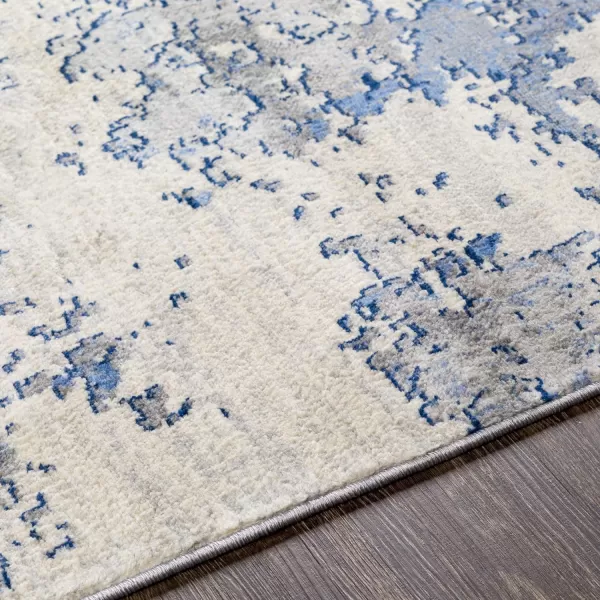 Artistic Weavers Arti Modern Abstract Area Rug67 SquareDark BlueAquaSky BlueGray 5 ft 3 in x 7 ft 3 in