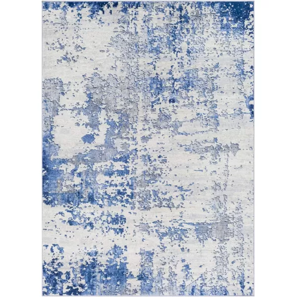 Artistic Weavers Arti Modern Abstract Area Rug67 SquareDark BlueAquaSky BlueGray 5 ft 3 in x 7 ft 3 in