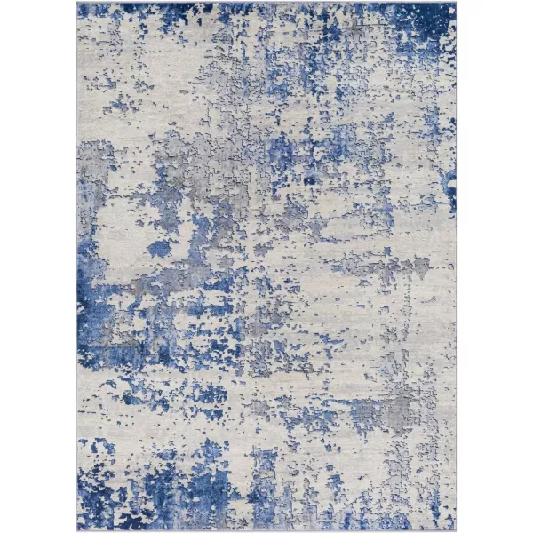 Artistic Weavers Arti Modern Abstract Area Rug67 SquareDark BlueAquaSky BlueGray 8 ft 10 in x 12 ft 3 in