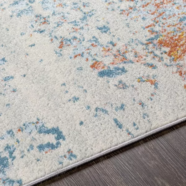 Artistic Weavers Arti Modern Abstract Area Rug67 SquareDark BlueAquaTealCoral 710 x 103