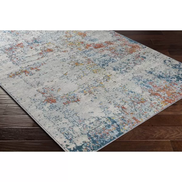 Artistic Weavers Arti Modern Abstract Area Rug67 SquareDark BlueAquaTealCoral 710 x 103