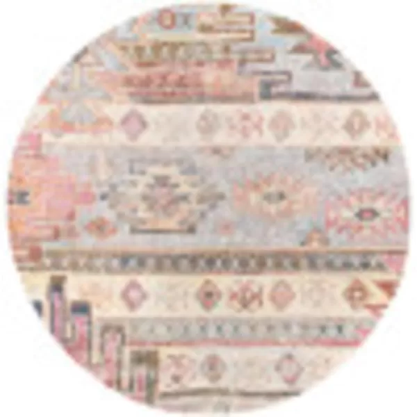 Artistic Weavers Ashens Area Rug710 x 103BeigeRound Beige 5 ft 3 in