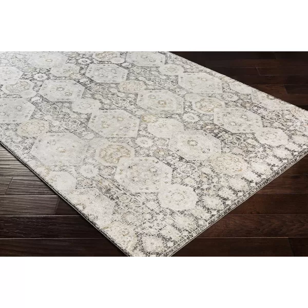 Artistic Weavers Aune Area Rug 53 x 73 Grey2 x 211 Black