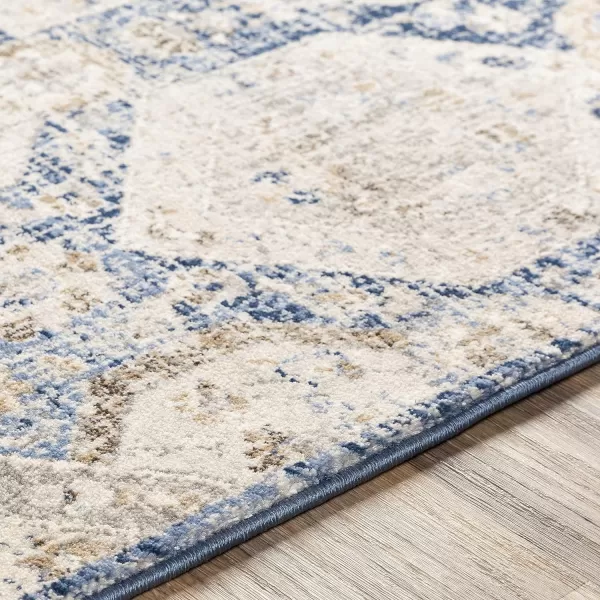 Artistic Weavers Aune Area Rug 53 x 73 Grey2 x 211 Navy