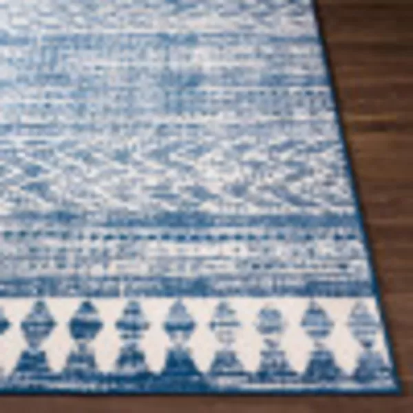 Artistic Weavers Aveline Moroccan Bohemian Area Rug1110 x 15Light Gray53 x 71 Dark Blue